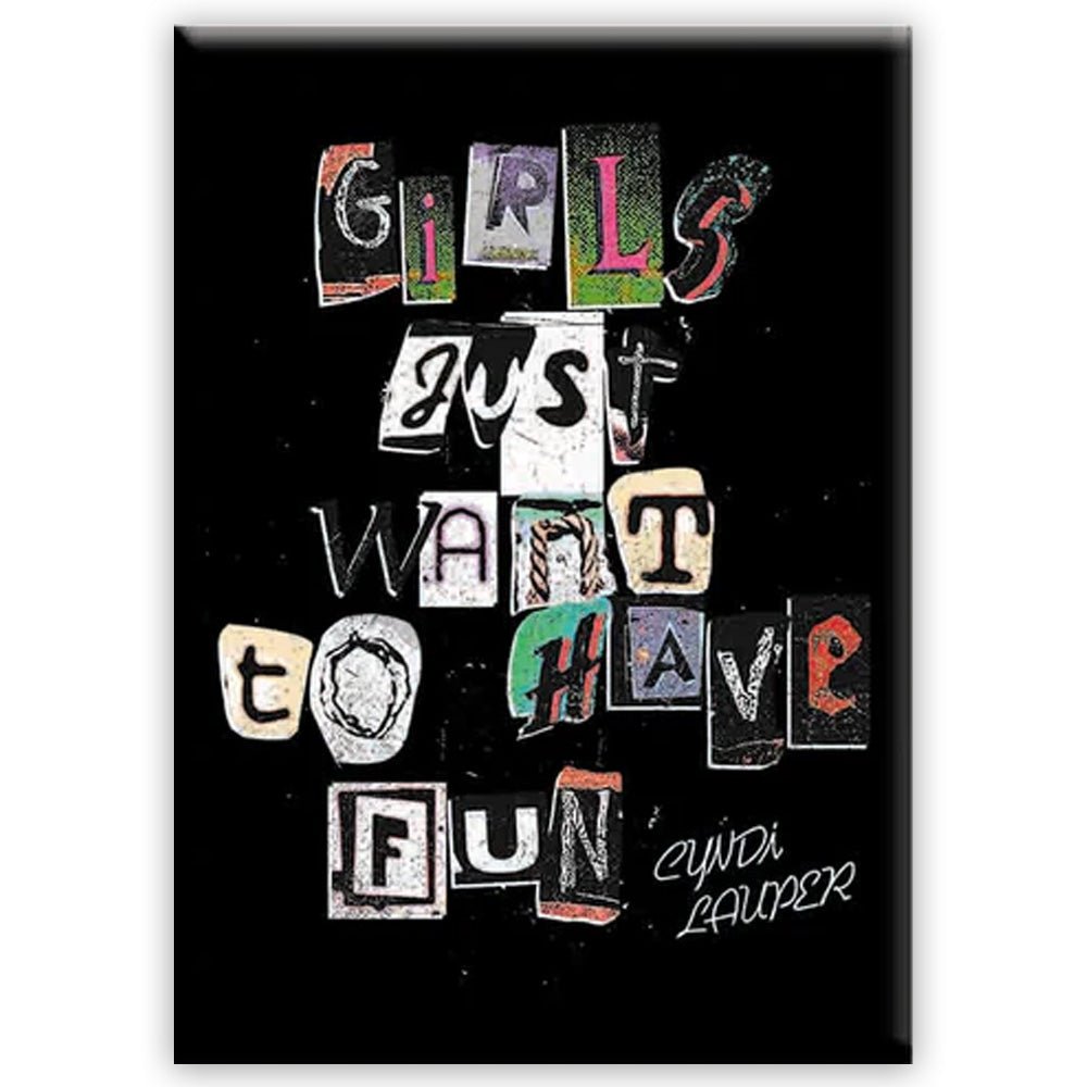 CYNDI LAUPER シンディローパー - Girls Wanna Have Fun / マグネット - PGS